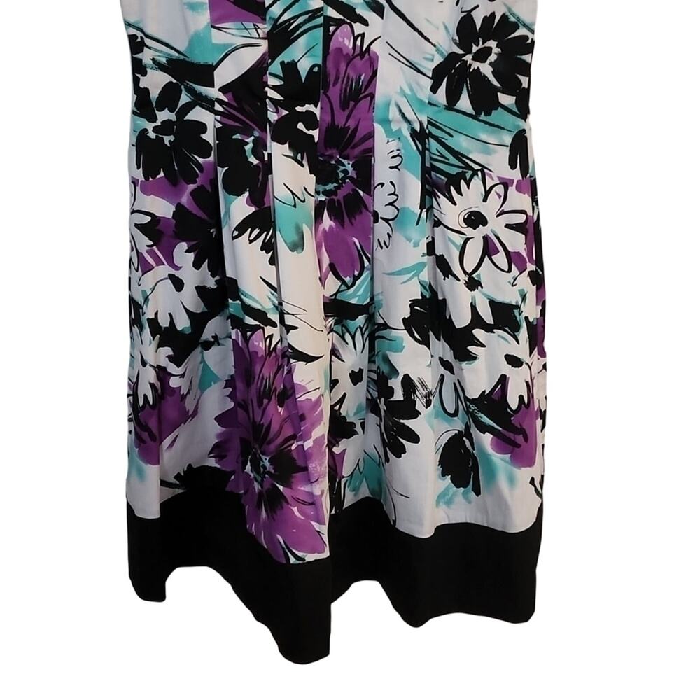 Dressbarn Abstract Floral Dress - Picture 6 of 8